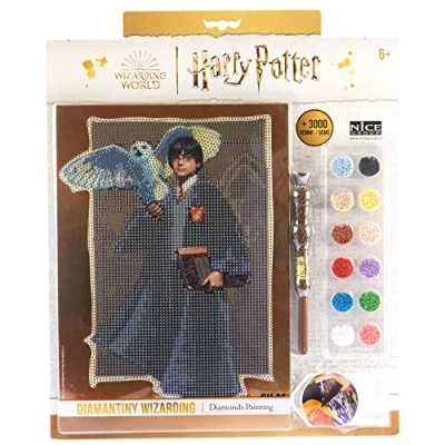 Imagen de DIAMANTINY Harry Potter Wizarding Foundation Kit crea el mosaico, Actividad de arte cristal, Diamond Painting, 1 cuadro A4