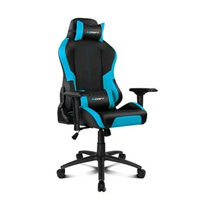 Imagen de Silla gaming Drift DR250, Reposabrazos 4D, Cojín cervical y lumbar, Reclinable, Giratorio