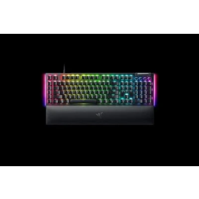 Imagen de Razer BlackWidow V4 (Green Switch) Teclado mecánico para juegos con RGB (interruptores mecánicos Green, 6 teclas macro propias, tapas DE ABS Doubleshot) QWERTZ Layout Negro