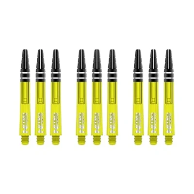 Imagen de RED DRAGON Nitrotech tallos medianos Amarillo 3 juegos por paquete (9 en total)