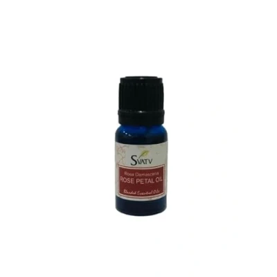 Imagen de SVATV Rose Petal aceite esencial de grado terapéutico, aceites aromaterapia, fragancia para difusor yoga y masajes propios, cuidado personal 10 ml