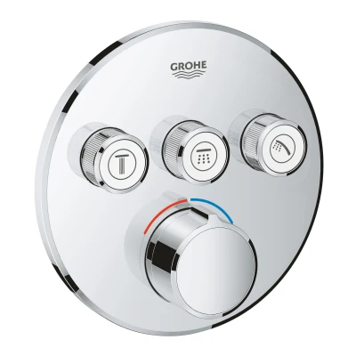 Imagen de Grohe 29146000 SmartControl Empotrado Mezclador Redondo con 3 salidas Independientes