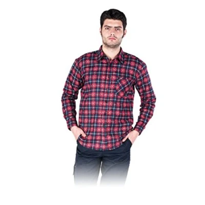Imagen de Reis Kf Gcxl Camisa de Franela (Talla XL), Color Azul Oscuro y Rojo