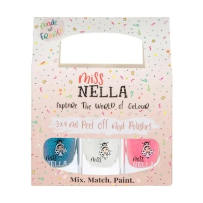 Imagen de Miss Nella PARTY COLLECTION 3 Blue The Candles (azul), Confetti Clouds (clear) &amp; Marshmallow Overloud (coral)