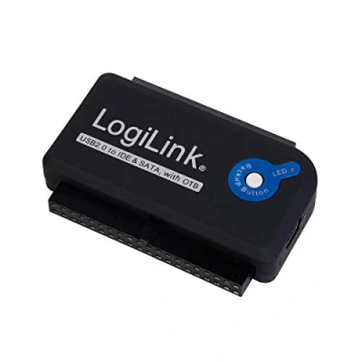 Imagen de Adaptador Logilink Adapter Usb 2.0 To 2.5 + 3.5 Zoll Ide Sata Hdd Otb