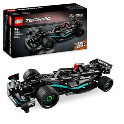 Imagen de Lego Technic Mercedes AMG F1 W14 E Performance Pull Back Coche de Carreras Fórmula 1 Juguete, Maqueta Construcción Vehículo, Regalo para Niños y Niñas 7 Años o Más 42165