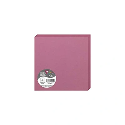 Imagen de Clairefontaine 2126 C Pollen Pack de 25 Sobres dípticas 16 x cm), color Rose Hortensia 0.10