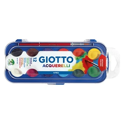 Imagen de Acuarela giotto 12 colores estuche de plastico