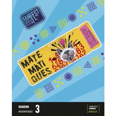 Imagen de Matematiques 3r primaria quadern (espiral) (Projecte Fanfest)