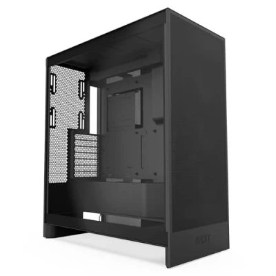 Imagen de NZXT H7 Flow, 2024 Semitorre ATX Flujo de Aire, Admite 3 Ventiladores Inferiores 120 mm para gráfica, con Frontales mm, radiador Frontal 420 Negro