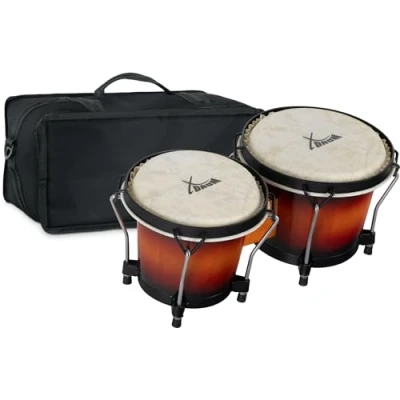 Imagen de Set de XDrum Bongo Club Standard tostado (incl. funda bongos)