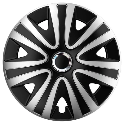 Imagen de AutoStyle PP 5345SB Tapacubos 15Pulgada negro/plata