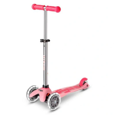 Imagen de Patinete Mini Micro Deluxe Glow Rosa con Luces LED