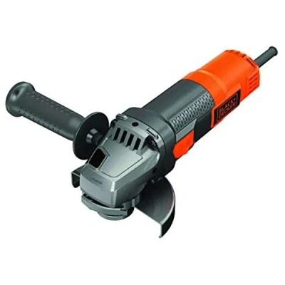 Imagen de BLACK+DECKER Mini Amoladora Angular 900W, Diámetro de disco 125mm, Velocidad 12.000rpm, Ajuste guarda Sin Llave, Arranque Suave, Incluye Empuñadura Lateral BEG220 QS