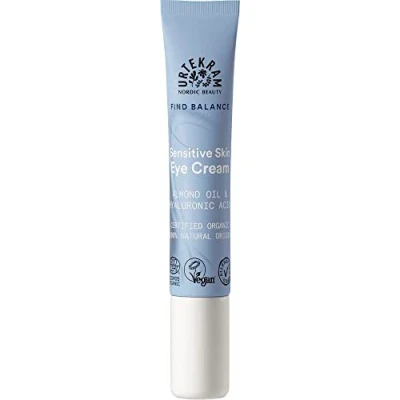 Imagen de Urtekram Crema para ojos sin fragancia piel sensible, ojeras y hinchados. Natural vegana, 15 ml