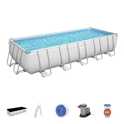 Imagen de BESTWAY Piscina Rectangular con Depuradora 640x274x132 cm.