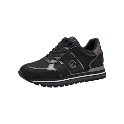 Imagen de Tamaris Zapatillas Veganas para Mujer, Negro Combinado, 42 EU