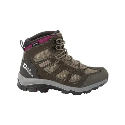 Imagen de Jack Wolfskin Vojo 3 Texapore Mid, Zapatillas de Exterior Mujer, Caqui Burgundy 2023, 43 EU