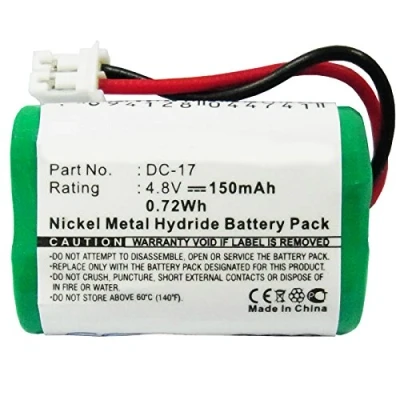 Imagen de subtel Batería de Repuesto Compatible con Kinetic MH120AAAL4GC Battery 150mAh Pila Recargable