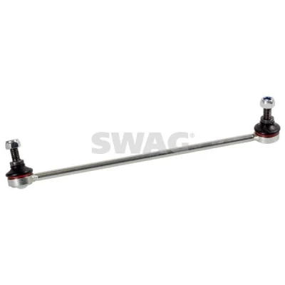 Imagen de SWAG 20 91 9667 Bieleta de suspensión Eje delantero, izquierda 358 M12 x 1,5 con tuerca autofijadora Acero BMW: X5