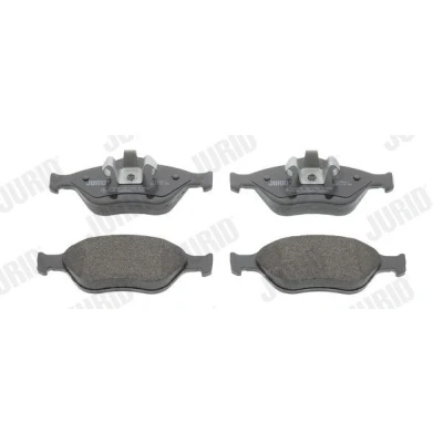 Imagen de JURID 573041J Juego de pastillas freno no preparado para indicador desgaste sin accesorios FORD: FIESTA 5, KA Hatchback, Fusion Familiar