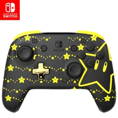 Imagen de Mando Nintendo Switch PDP Rematch Glow, Switch, Inalámbrica, 40 h Autonomía, Inalámbrico, Para Negro y Amarillo