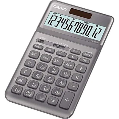 Imagen de Casio JW 200SC GY Calculadora de sobremesa, 1.1 x 10.9 18.4, color plata