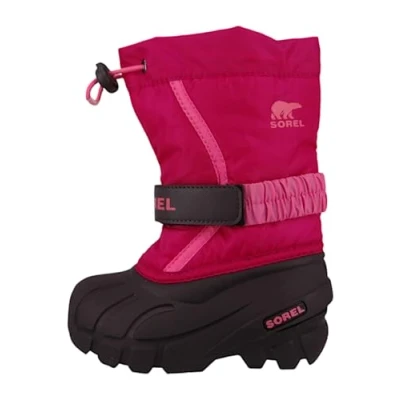 Imagen de Sorel Botas de agua Deep blush tropic pink para niños, Talla: 28, Zapatos