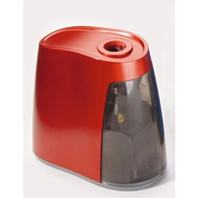 Imagen de Dahle Sacapuntas eléctrico (lápices hasta 8 mm, funciona a pilas), color rojo