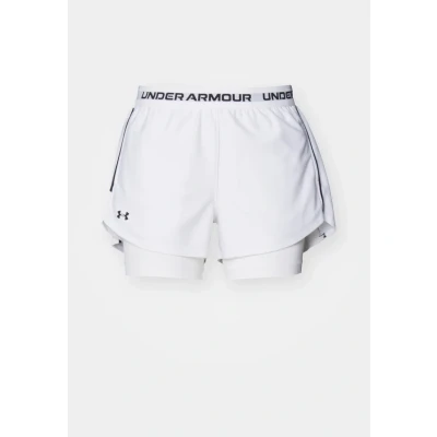 Imagen de Under Armour TECH PLAY UP Shorts Pantalón corto de deporte, Mujer, Talla: Small, White/black
