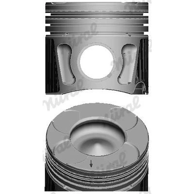 Imagen de NÜRAL 87 435700 10 Pistóns 69,6 con canal de refrigeración, soporte segmento pistón OPEL: Astra J Hatchback, Meriva B