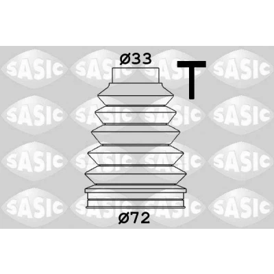 Imagen de SASIC 1906137 Fuelle Palier lado de engranaje Termoplástico MERCEDES BENZ: Clase B, A, A