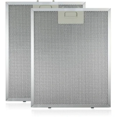 Imagen de SPARES2GO Campana extractora de metal filtro grasa (plata, 320 x 260 mm, 2 unidades)
