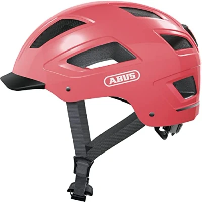 Imagen de ABUS Hyban 2.0 Casco de bicicleta urbana robusto Para uso diario con carcasa dura ABS hombre y mujer Rojo, talla M
