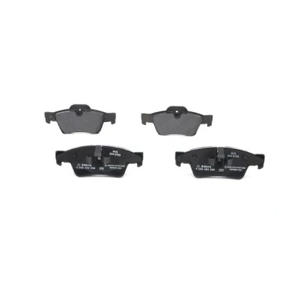 Imagen de BOSCH 0 986 494 256 Juego de pastillas freno Low Metallic con instrucciones montaje, Chapa antichirridos, clip émbolo norauto, oscaro,