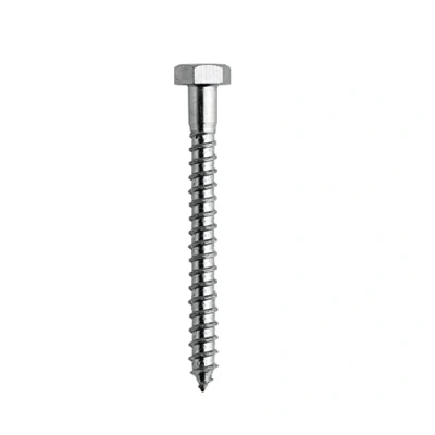 Imagen de DOJA Barcelona Tirafondos Cabeza Hexagonal para Madera 7 x 100 Acero Galvanizado PACK 25 Tornillos Amplio Uso: Construcción, Carpintería, Diseño de Interiores
