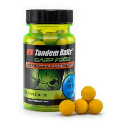 Imagen de Tandem Baits Carp Food Perfection Mini Pop Up Zumo de piña para Carpas, Pesca sin Esfuerzo, Cebo Peces Grandes, Accesorios Profesionales 12 mm 30 g