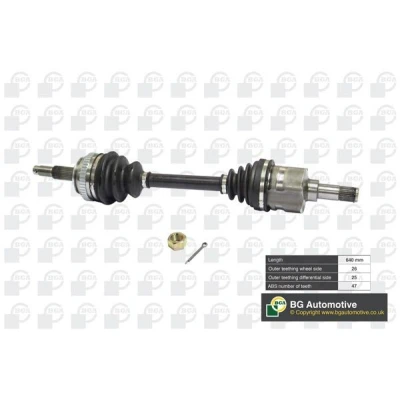 Imagen de BGA DS1300L Árbol de transmisión Eje delantero, izquierda