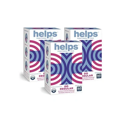 Imagen de Helps INFUSIONES Infusión De Sen Y Cola Caballo Con Efecto Laxante Drenante. Elimina Líquidos Este Té Mejora Tu Tránsito. Go Regular. 3 Cajas 16 Bolsitas.