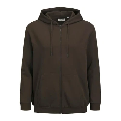Imagen de Jack &amp; Jones Jjebradley ZIP HOOD Sudadera con cremallera, Hombre, Talla: 3XL, Mulch