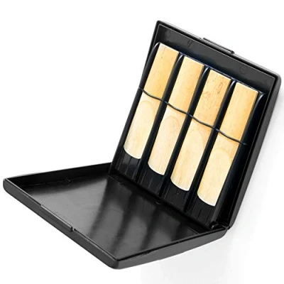 Imagen de Caja de cañas saxofón 8 Ranuras Almacenamiento ABS para Accesorios Instrumentos Musicales