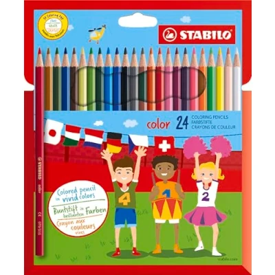 Imagen de STABILO color Lápiz de colorear (24 unidades, estuche cartón)