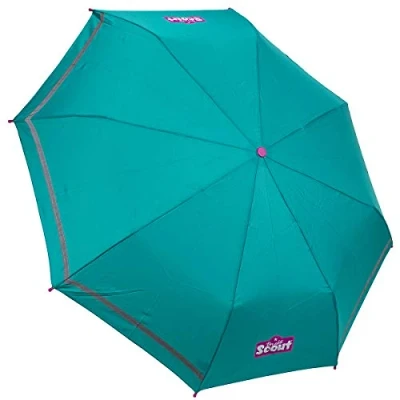 Imagen de Scout Paraguas de bolsillo para niños, con tiras reflectantes, extra ligero