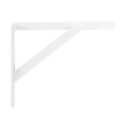 Imagen de Amig Soporte para Estanterías de Pared Escuadra Ángulo Estantes Acero Color Blanco Medida: 250x200 mm Peso máx. Recomendado: 330 kg