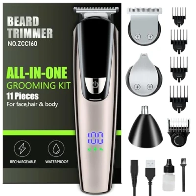 Imagen de Maquina de Afeitar Hombre,Afeitadora Electrica Hombre Wet&amp;Dry,Maquinilla IPX7 Impermeables,Recortadora Barba Recarga