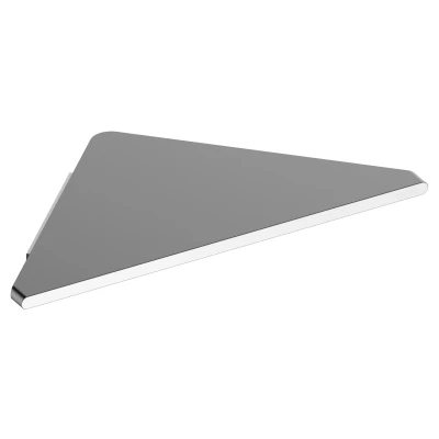 Imagen de Keuco Repisa de esquina para ducha, aluminio anodizado, fijación oculta, 24,5 x 1,7 cm, montaje en pared la estante ducha Edición 400
