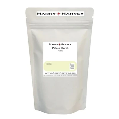 Imagen de Polvo de almidón patata 500g harina Farina Espesante salsa curry Sin gluten