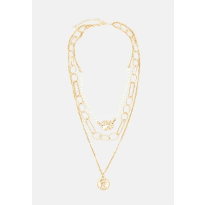 Imagen de Urban Classics Ocean Layering Necklace Gold One Size