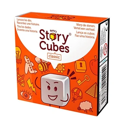 Imagen de Asmodee Story Cubes Clásico Juego de dados, Multicolor (ASMRSC01ML1), a partir 4 años