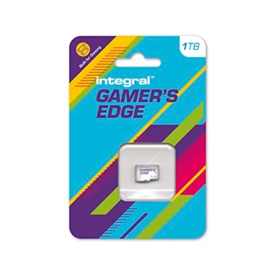 Imagen de Tarjeta Micro SD Gamer&#039;s Edge de Integral 1TB para Nintendo Switch Carga, Guarda y almacena con rapidez Juegos, DLC Datos, creada Switch, Lite OLED.
